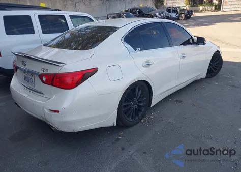 2017 Infiniti Q50 3.0T Premium z USA, uszkodzony, nr VIN JN1EV7AP7HM742687
